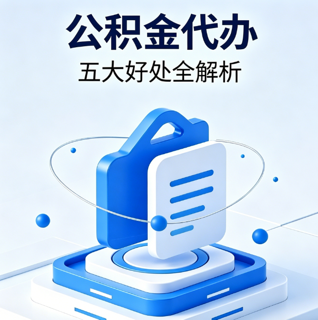 黔南公积金代办到底值不值?这5大好处让你少走弯路